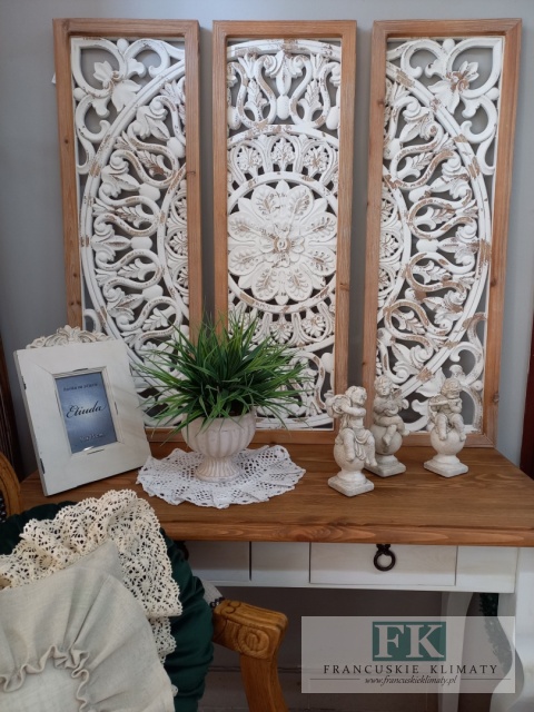 DEKORACJA ŚCIENNA TRYPTYK 90 CM