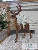 FIGURA JELEŃ RENIFER STOJĄCY 35 cm