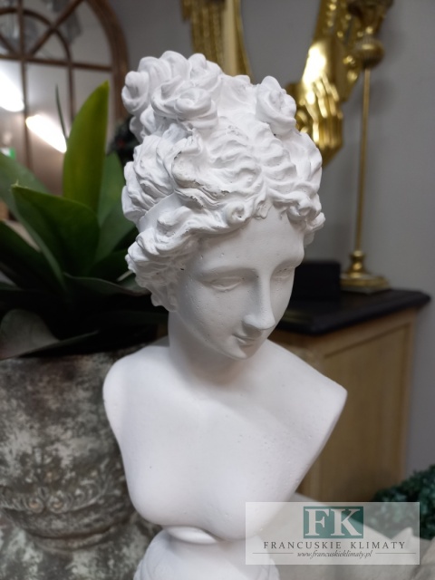 FIGURA POPIERSIE KOBIETY RETRO 36 CM BIEL , VINTAGE RETRO