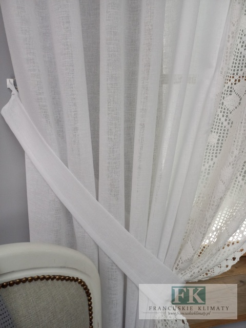 FIRANA NATURA SZYDEŁKO BIAŁA 420 /210 prowansja ,retro