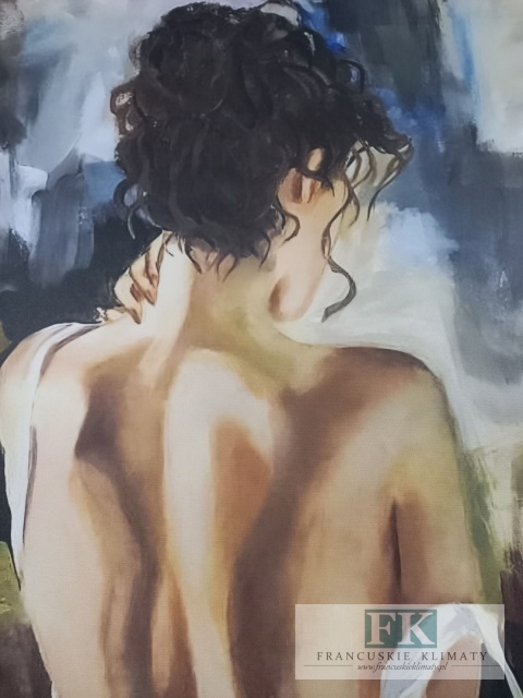 OBRAZ NA PŁÓTNIE 80/130 AKT ZMYSŁOWA KOBIETA