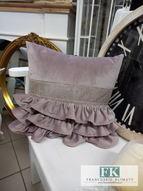 cyrkonie ! KPL KOMPLET ZASŁON FALBANY VELVET , WELWET