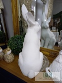 49 cm WIELKA CERAMICZNA FIGURA KRÓLIK ZAJĄC PROMOCJA
