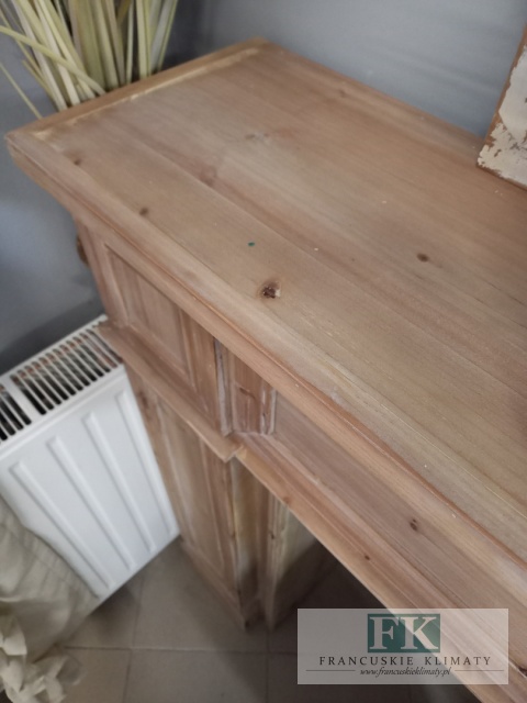 DREWNIANY PORTAL KOMINKOWY SZER. 130 cm NATURALNE DREWNO