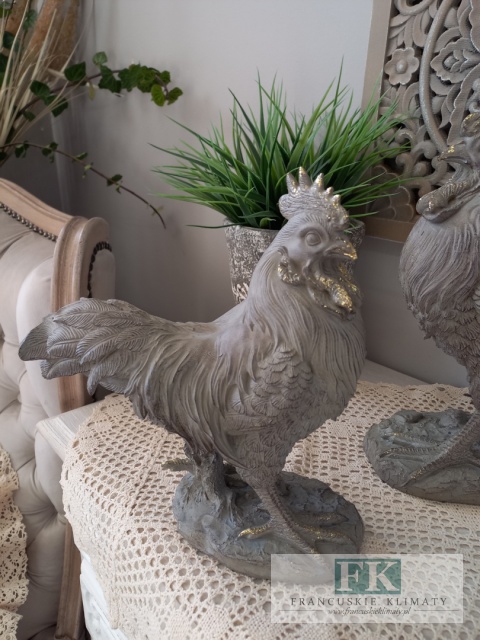 FIGURA KURA ceramiczno betonowa 25 cm