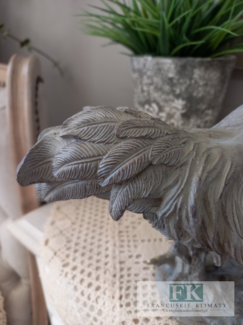 FIGURA KURA ceramiczno betonowa 25 cm