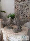 FIGURA KURA ceramiczno betonowa 25 cm