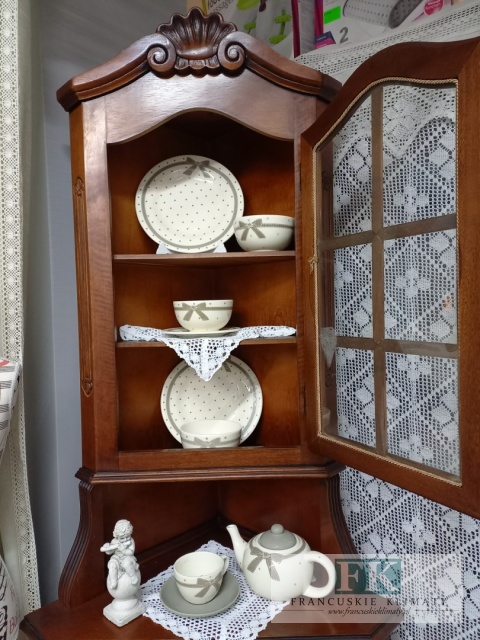 FRANCUSKA WITRYNA kredens NAROŻNY 210 CM