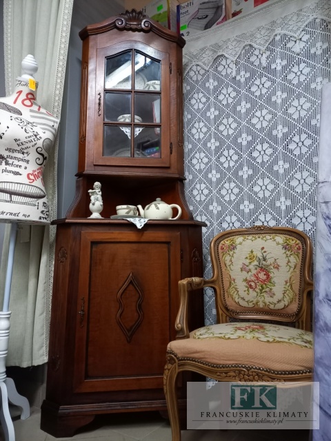 FRANCUSKA WITRYNA kredens NAROŻNY 210 CM