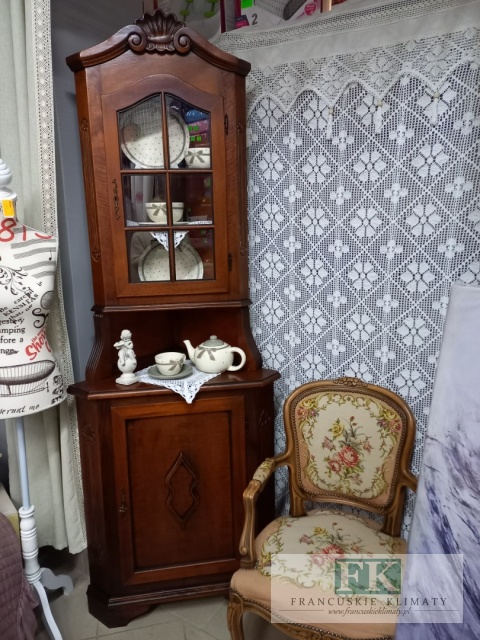 FRANCUSKA WITRYNA kredens NAROŻNY 210 CM