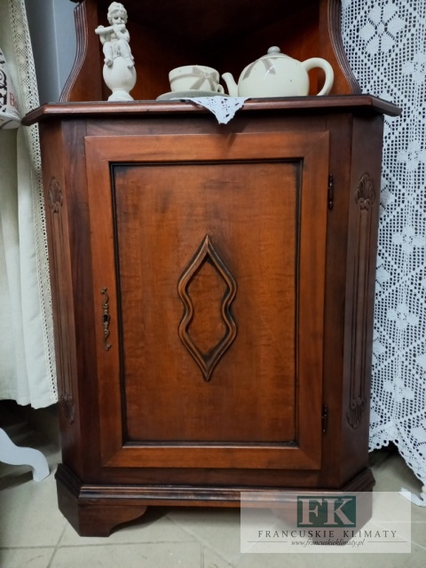 FRANCUSKA WITRYNA kredens NAROŻNY 210 CM