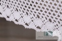 OBRUS NICIANY 140 / 200 CM , 100 % BAWEŁNA tkany klockowo SZYDEŁKOWY