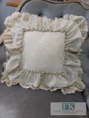 POSZEWKA NATURA 45/45 PODWÓJNA FALBANA KORONKA ,PROWANSJA, SHABBY,CHIC