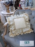 POSZEWKA NATURA 45/45 PODWÓJNA FALBANA KORONKA ,PROWANSJA, SHABBY,CHIC