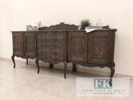 FRANCUSKA KOMODA 250 cm stare drewno