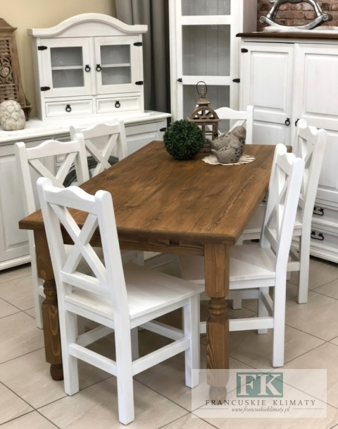 LITE DREWNO ! STÓŁ rozkładany PROWANSJA RUSTIC BOHO VINTAGE