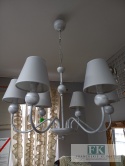 ŻYRANDOL lampa "CASSANDRA " 6 RAMIENNA sHABBY prowansja