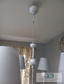 ŻYRANDOL lampa "CASSANDRA " 6 RAMIENNA sHABBY prowansja