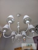 ŻYRANDOL lampa "CASSANDRA " 6 RAMIENNA sHABBY prowansja