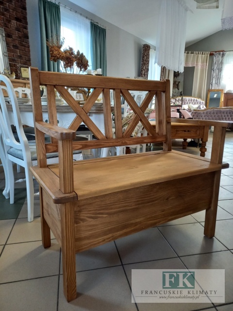 lite drewno ŁAWKA SIEDZISKO SKRZYNIE RUSTIC PROWANSJA