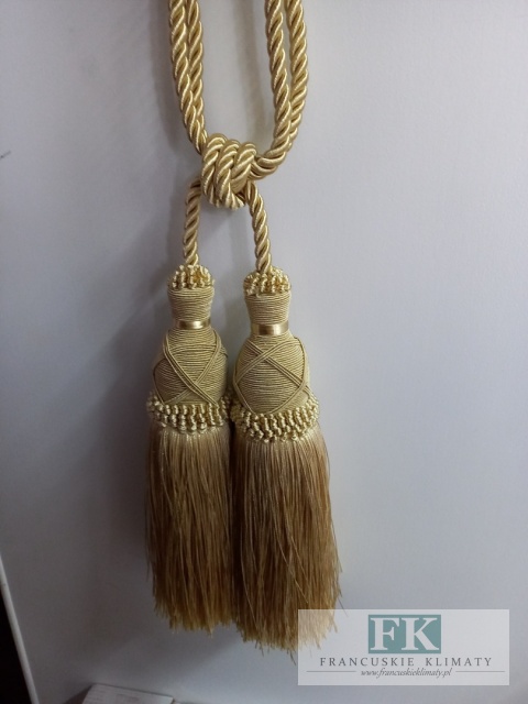 CHWOST SZNUR podpięcie do firan, zasłon PROWANSJA