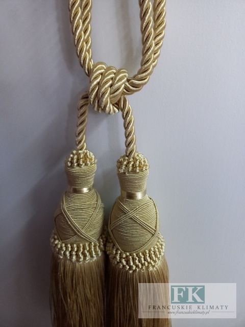 CHWOST SZNUR podpięcie do firan, zasłon PROWANSJA