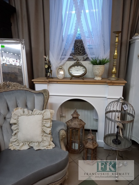 DREWNIANY PORTAL KOMINKOWY SZER.125,5 CM atrapa kominka