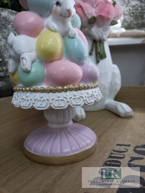 FIGURA JAJKA ZAJĄCE KRÓLIKI 27 CM