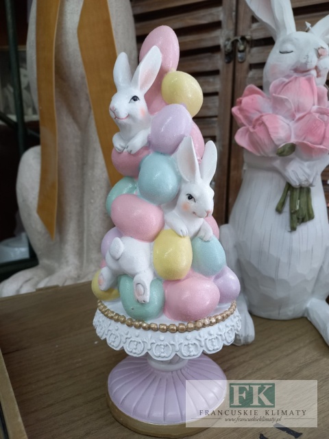 FIGURA JAJKA ZAJĄCE KRÓLIKI 27 CM
