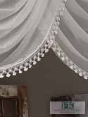FIRANA KRESZ BEZ PRASOWANIA , gipiura , KREM wys 150 cm