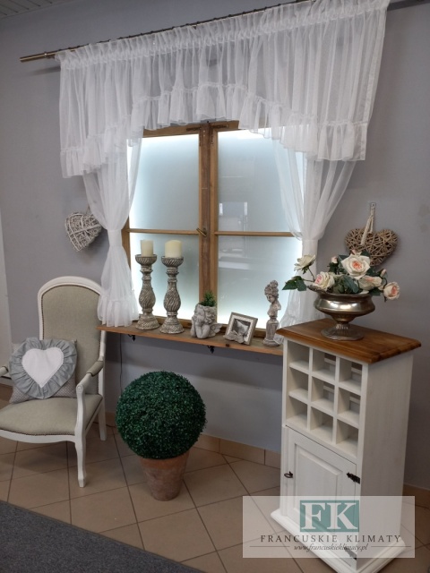 KOMPLET 400/160 lambrekin zasłony FALBANKA MARKIZETA