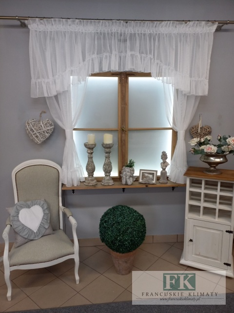 KOMPLET 400/160 lambrekin zasłony FALBANKA MARKIZETA