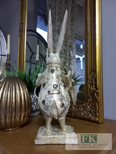 ZAJĄC KRÓLIK Z ZEGAREM 30 CM