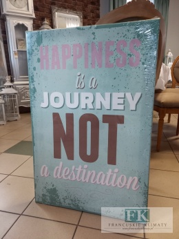 OBRAZ NA PŁÓTNIE 90X60 HAPPINESS