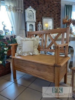 lite drewno ŁAWKA SIEDZISKO SKRZYNIE RUSTIC PROWANSJA