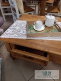 lite drewno STOLIK KAWOWY PROWANSJA RUSTIC szer. 135 cm