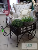 KWIETNIK W FORMIE WÓZKA "HERBS" 62 cm