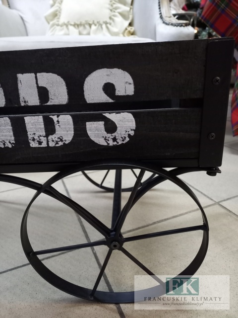 KWIETNIK W FORMIE WÓZKA "HERBS" 62 cm