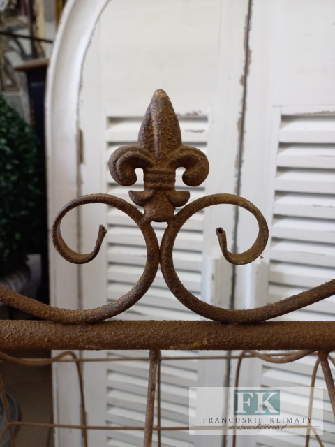 DEKORACYJNA KLATKA 70 CM , METAL , PROWANSJA