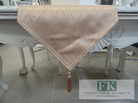 BIEŻNIK DEKORACYJNY BAROK KARMEL 33x140 PROWANSJA SHABBY CHIC VINTAGE LOFT