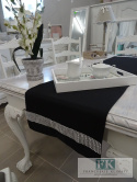 BIEŻNIK DEKORACYJNY DIAMENT 40X160 CZARNY PROWANSJA SHABBY CHIC VINTAGE LOFT BIEŻNIK DEKORACYJNY DIAMENT 40X160 CZARNY PROWANSJA SHABBY CHIC VINTAGE LOFT