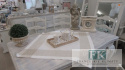 BIEŻNIK SERWETA AURELIA 85X85 PROWANSJA SHABBY CHIC VINTAGE LOFT