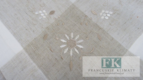 BIEŻNIK SERWETA AURELIA 85X85 PROWANSJA SHABBY CHIC VINTAGE LOFT