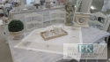 BIEŻNIK SERWETA BLOSSOM LAVENDER 85X85 PROWANSJA SHABBY CHIC VINTAGE LOFT