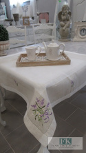 BIEŻNIK SERWETA BLOSSOM LAVENDER 85X85 PROWANSJA SHABBY CHIC VINTAGE LOFT