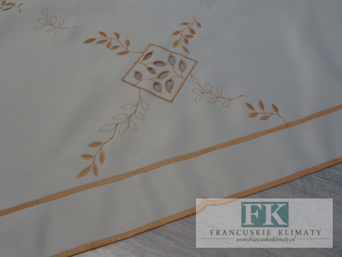 BIEŻNIK SERWETA LEAF GREEN 85X85 PROWANSJA SHABBY CHIC VINTAGE LOFT