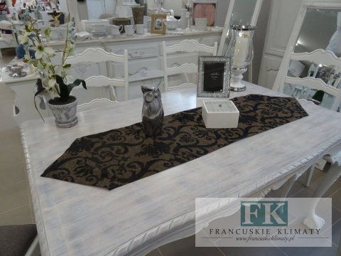 BIEŻNIK DEKORACYJNY ARABESKA 40x150 PROWANSJA SHABBY CHIC VINTAGE LOFT