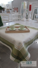 BIEŻNIK SERWETKA BLANCA 85X85 ZIELEŃ PROWANSJA SHABBY CHIC VINTAGE LOFT