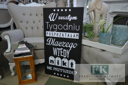 OBRAZ NA PŁÓTNIE 50/90 W ZESZŁYM TYGODNIU ....... CZARNY