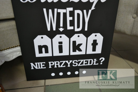 OBRAZ NA PŁÓTNIE 50/90 W ZESZŁYM TYGODNIU ....... CZARNY